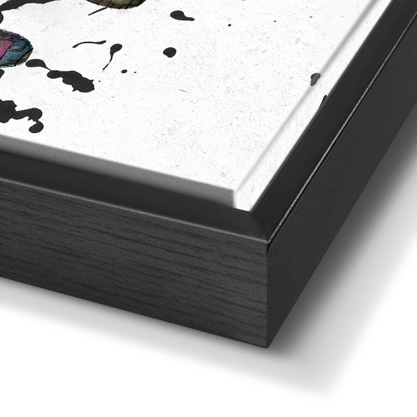 Canvas walldecoration Loving Coloured Hands 80x60