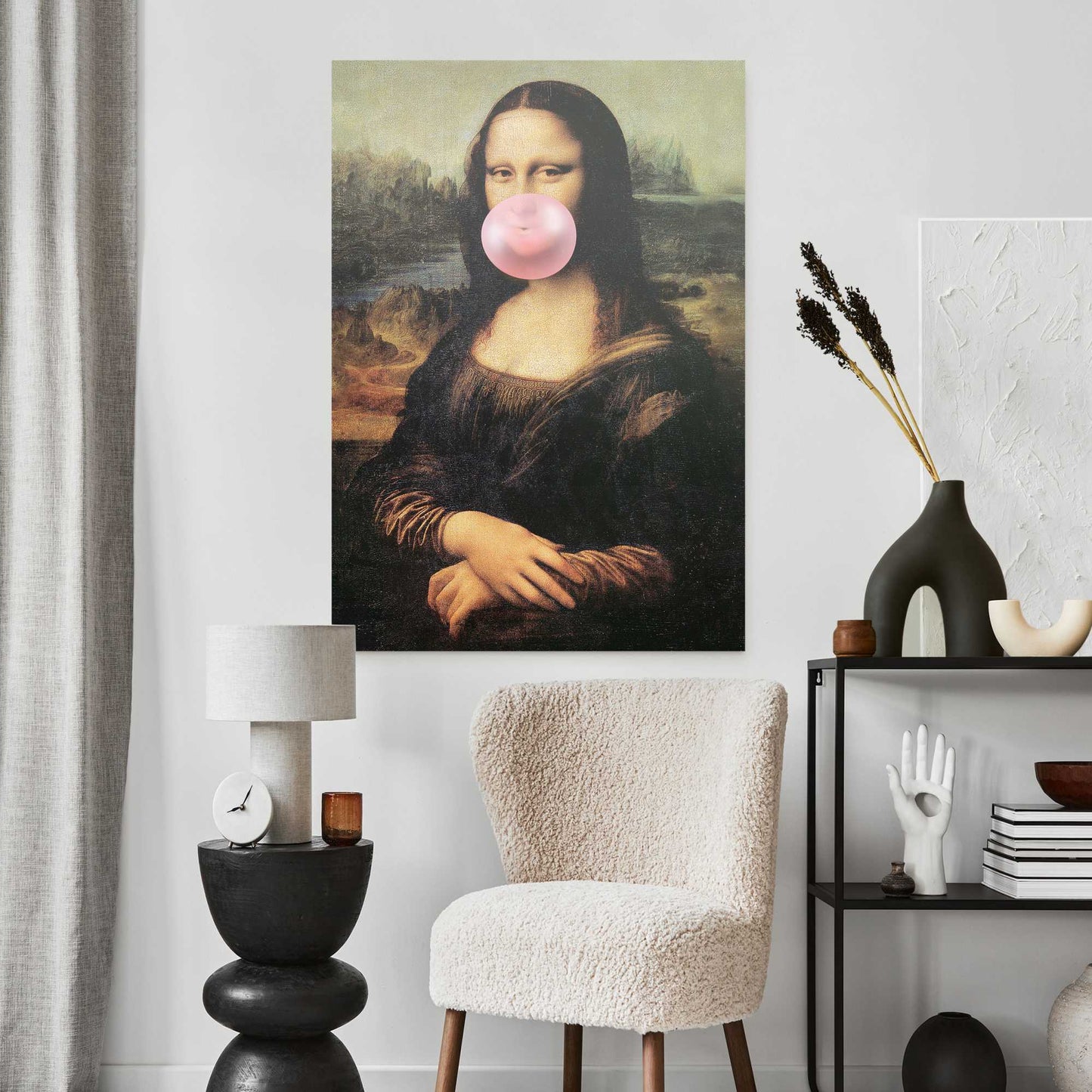 Plexiglass painting Mona Lisa - gum 100x70