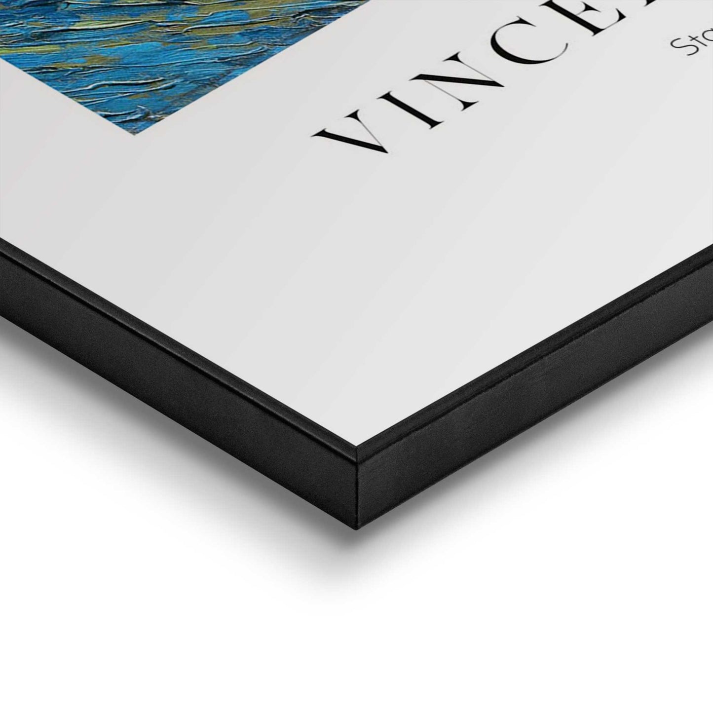 Framed in Black Van Gogh - starry night over the Rhone 70x50