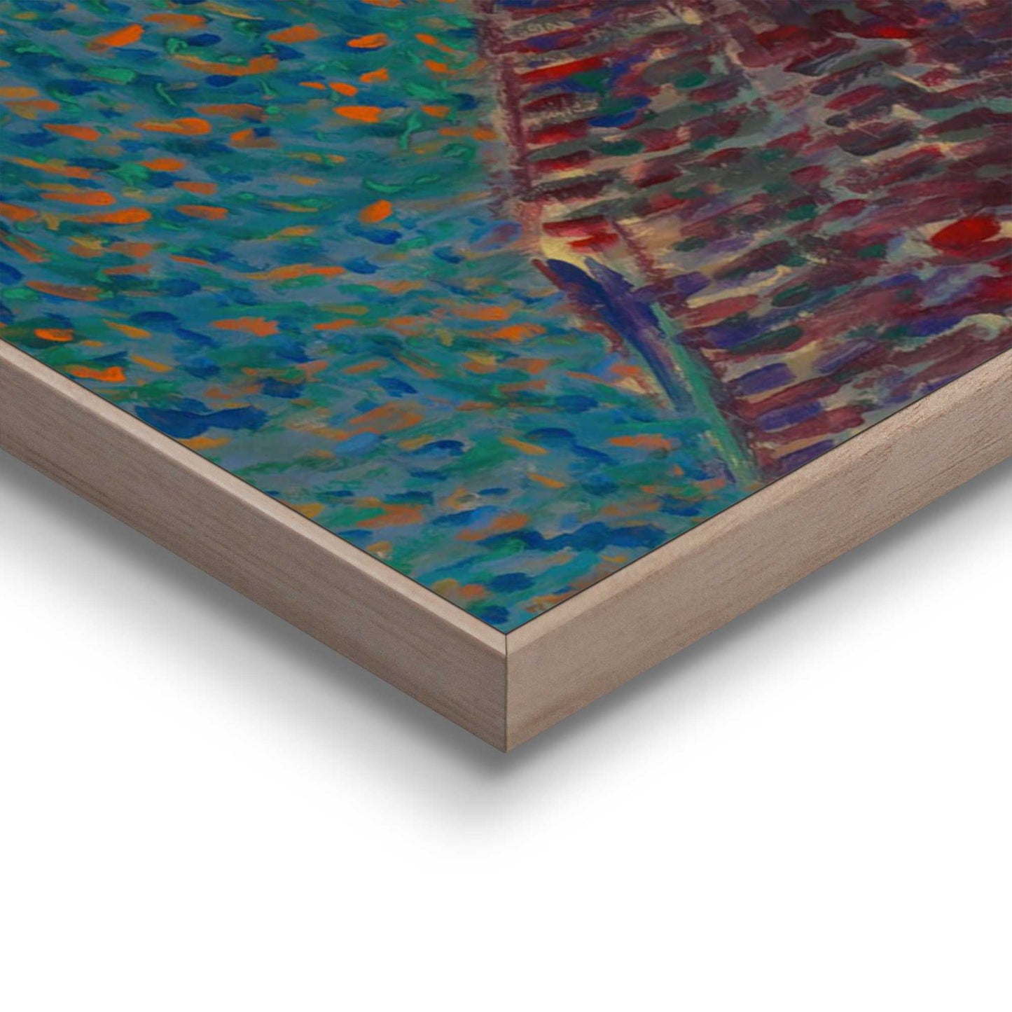 Framed in Wood Van Gogh - self portrait art edition 70x50