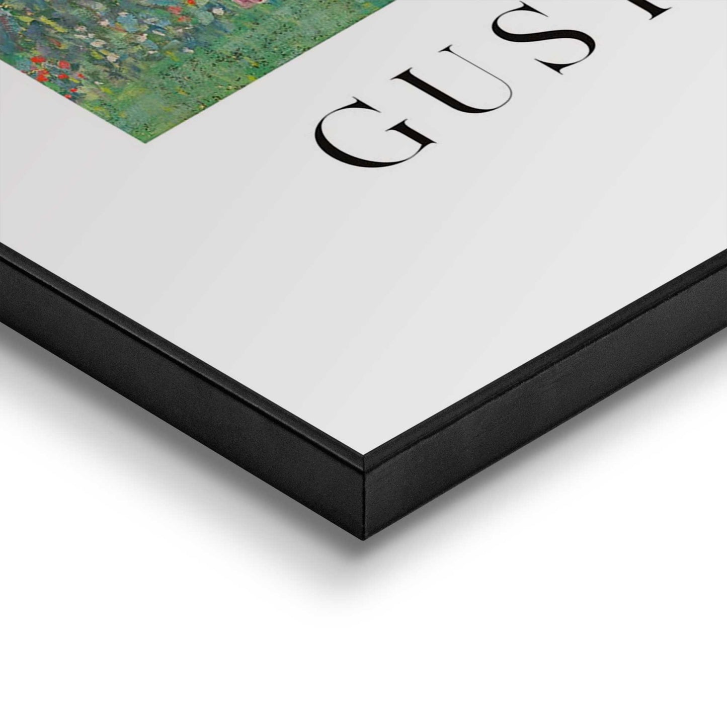 Framed in Black Gustav Klimt - the sunflower 70x50