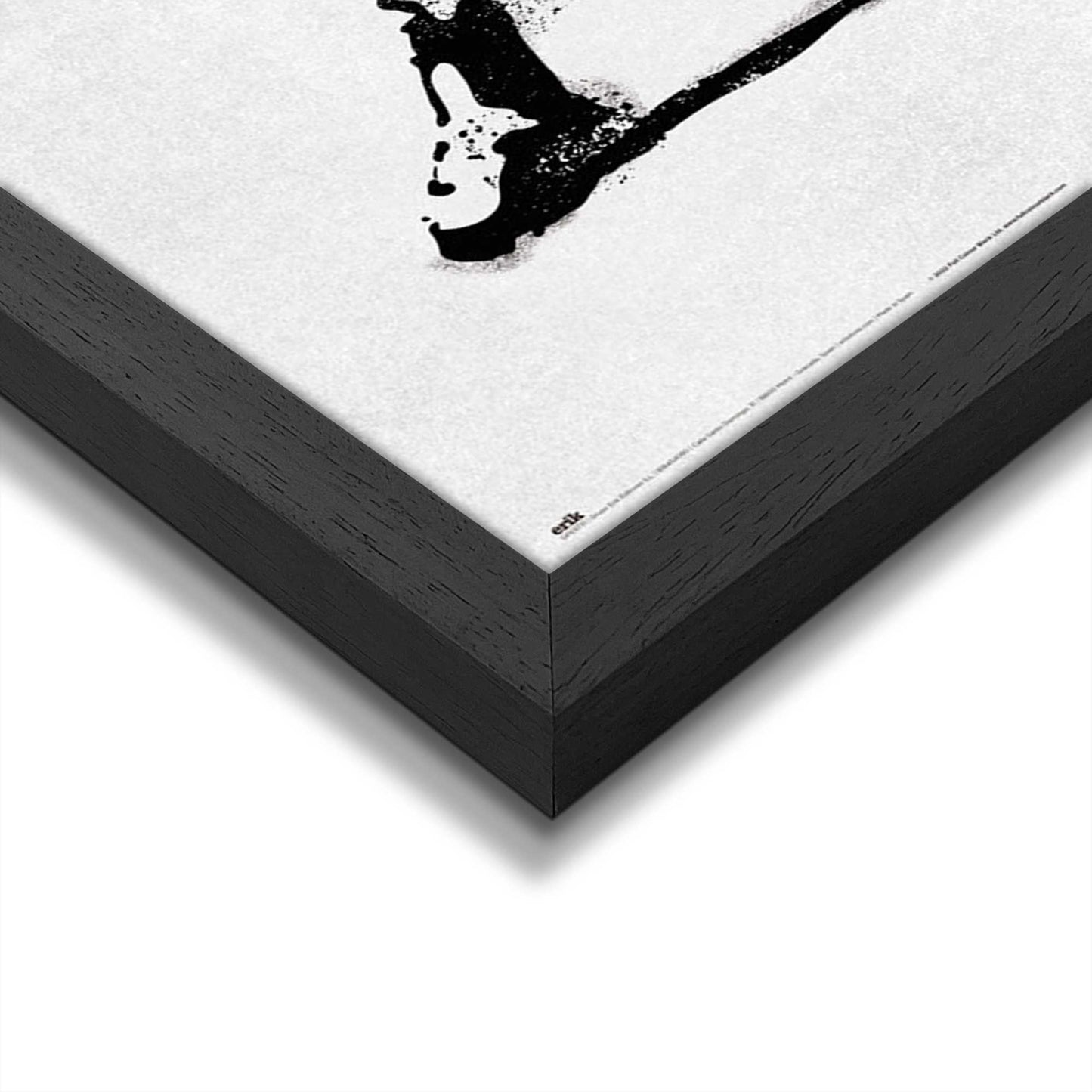 Framed poster Banksy - the flower thrower 94x63
