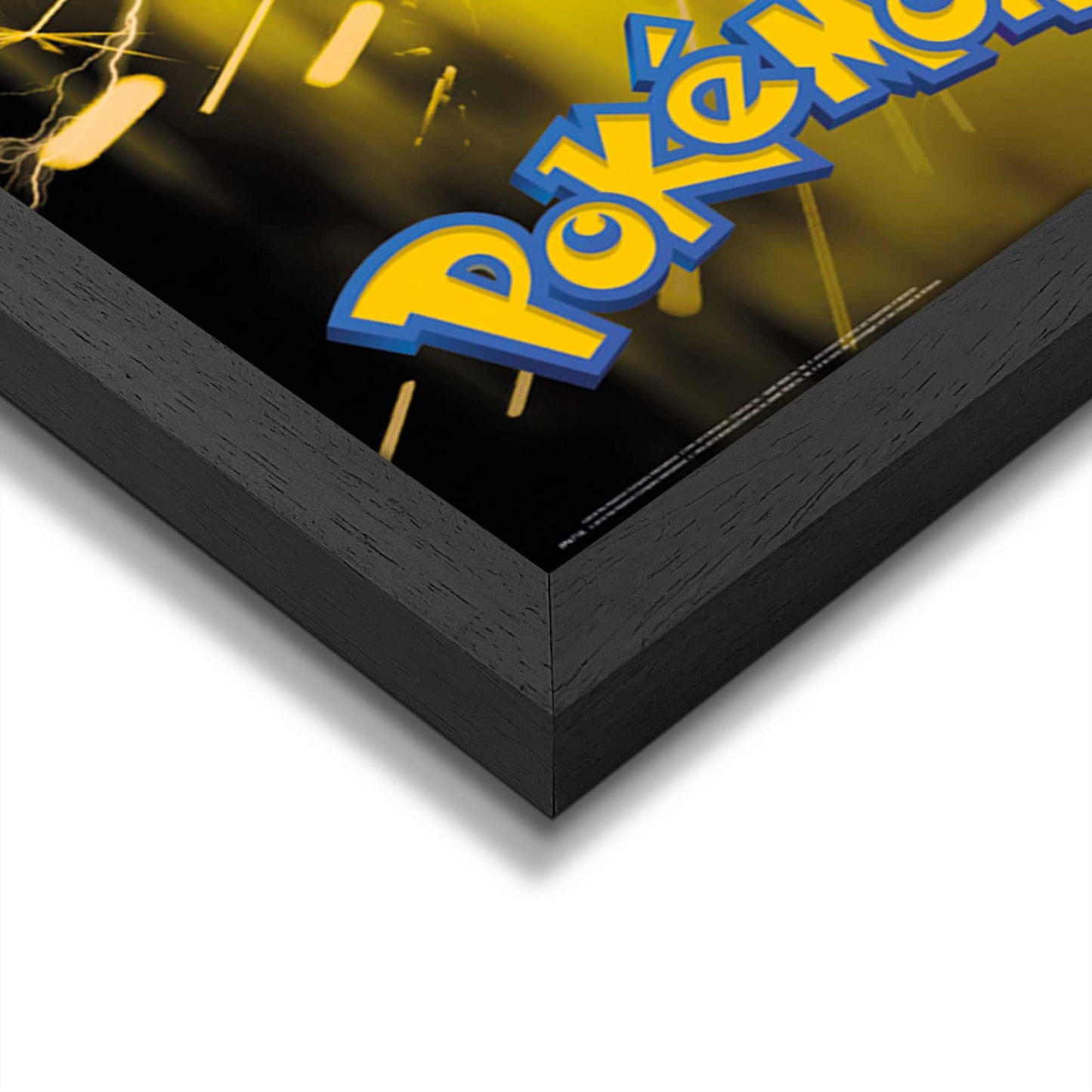 Framed poster Pokemon - Pikachu neon 94x63