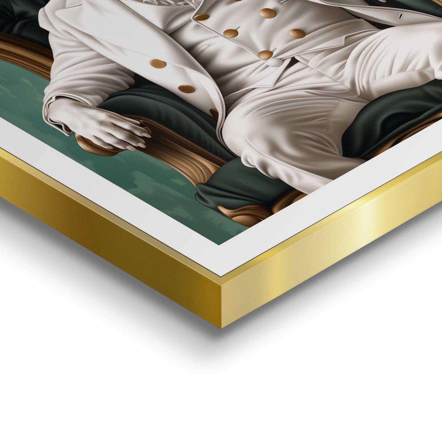 Framed in Gold French Seat 50x40