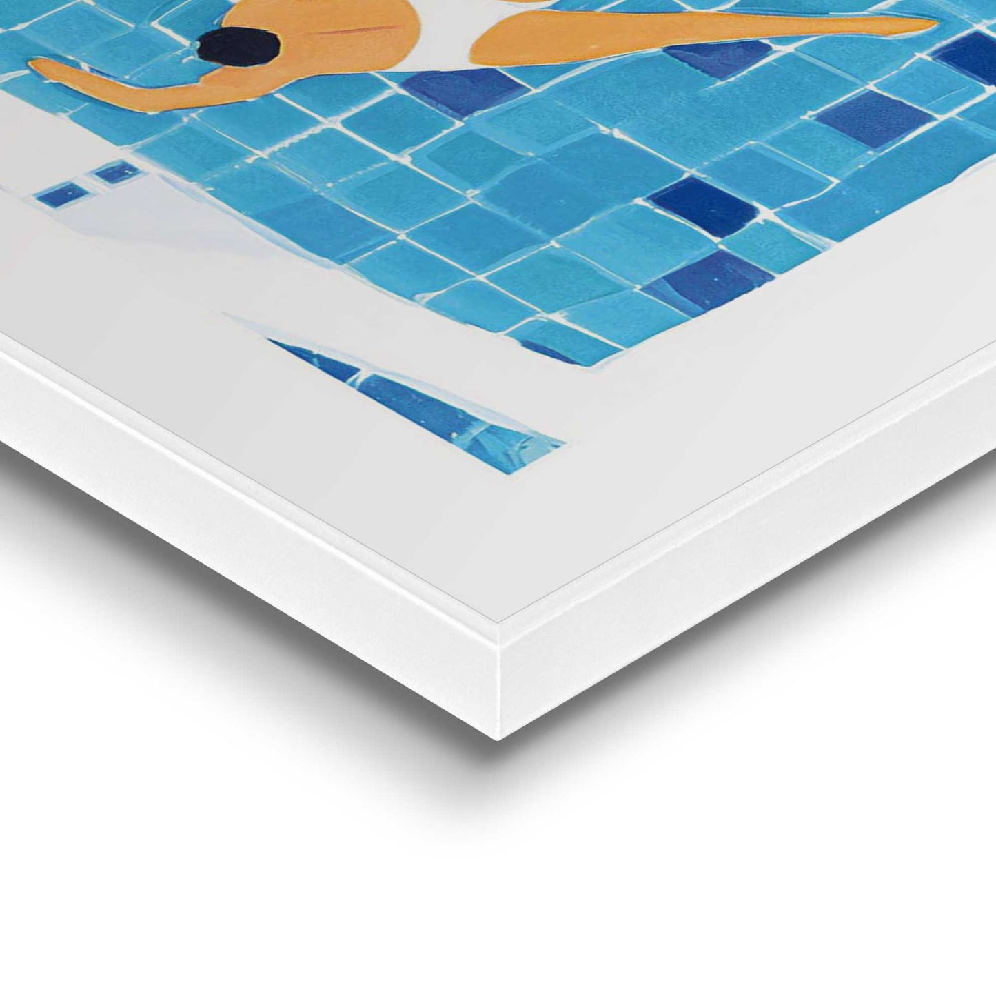 Framed in White Pool Fun 50x40