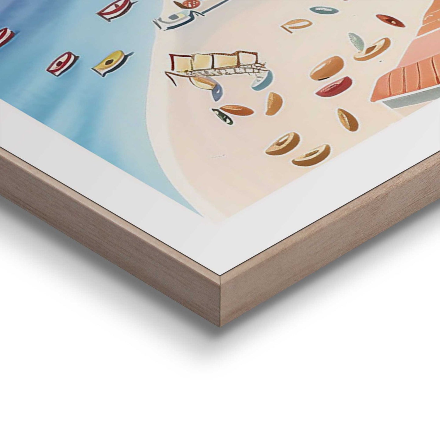 Framed in Wood Holiday Coast 70x50