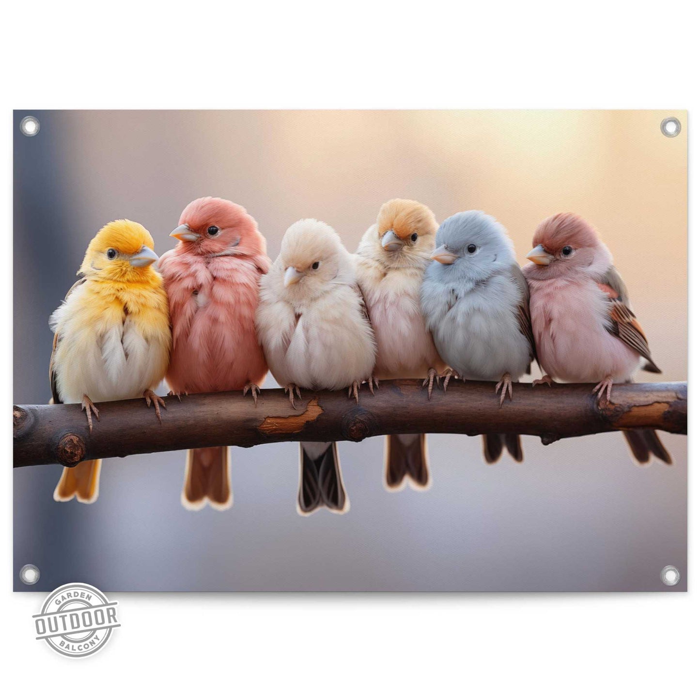 Outdoor Art Little Birdies 50x70