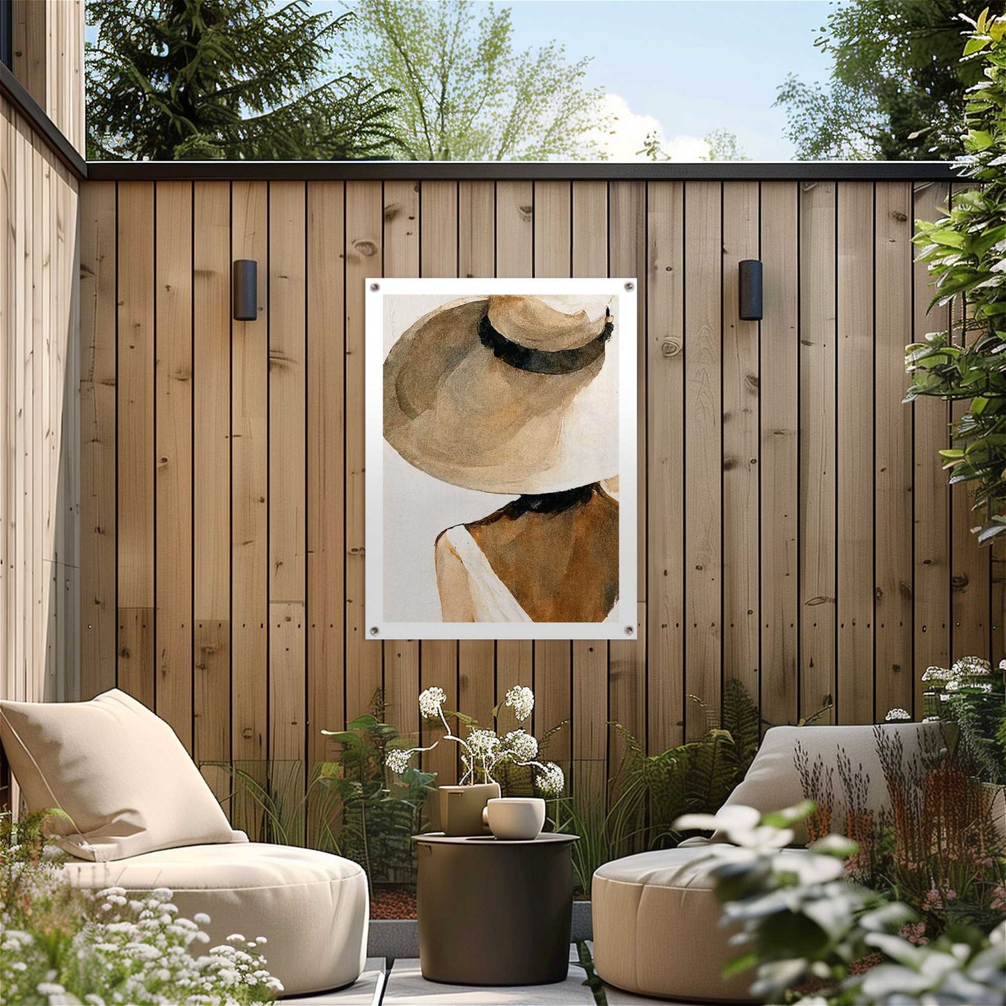 Outdoor Art Hat Silhouette 70x50