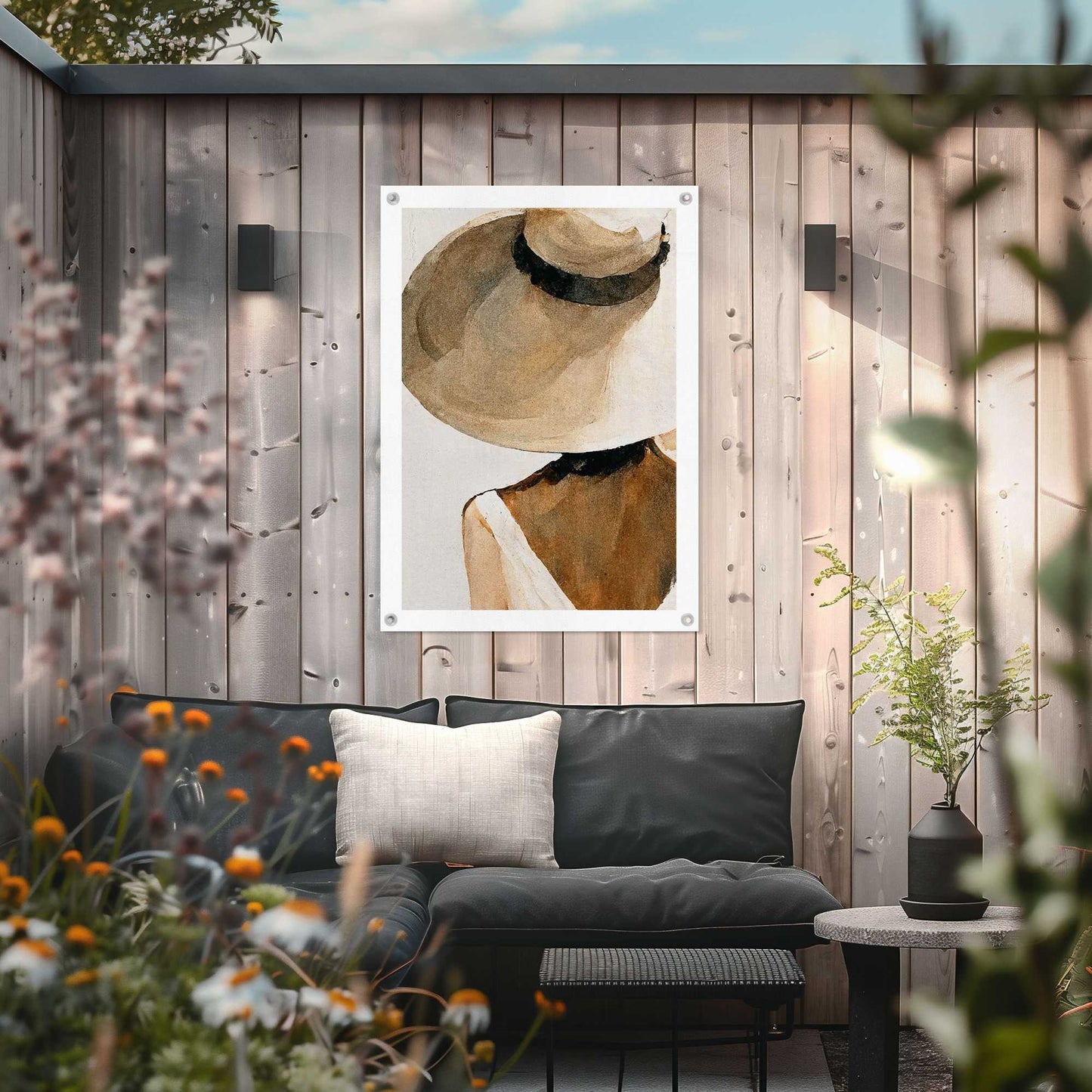 Outdoor Art Hat Silhouette 70x50
