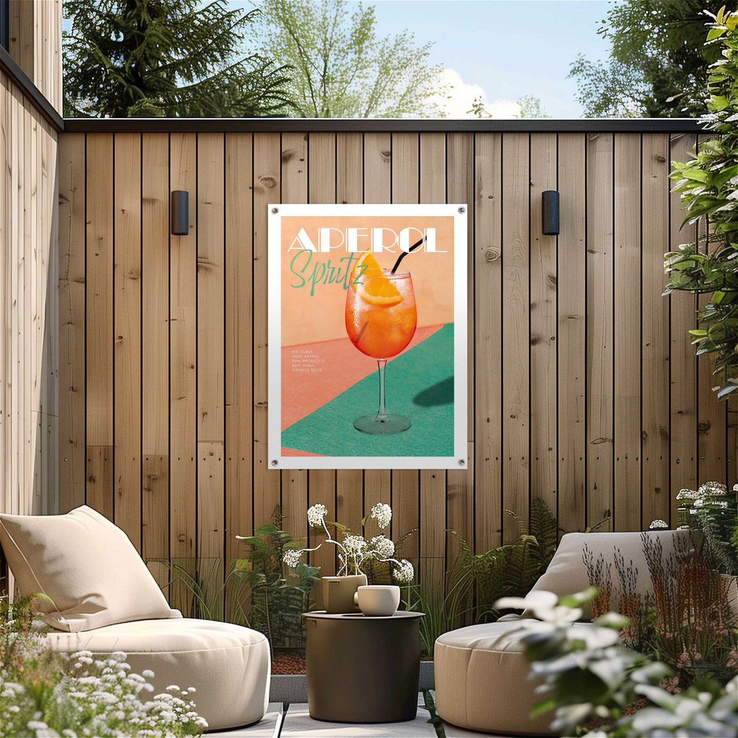 Outdoor Art Aperol Spritz 70x50
