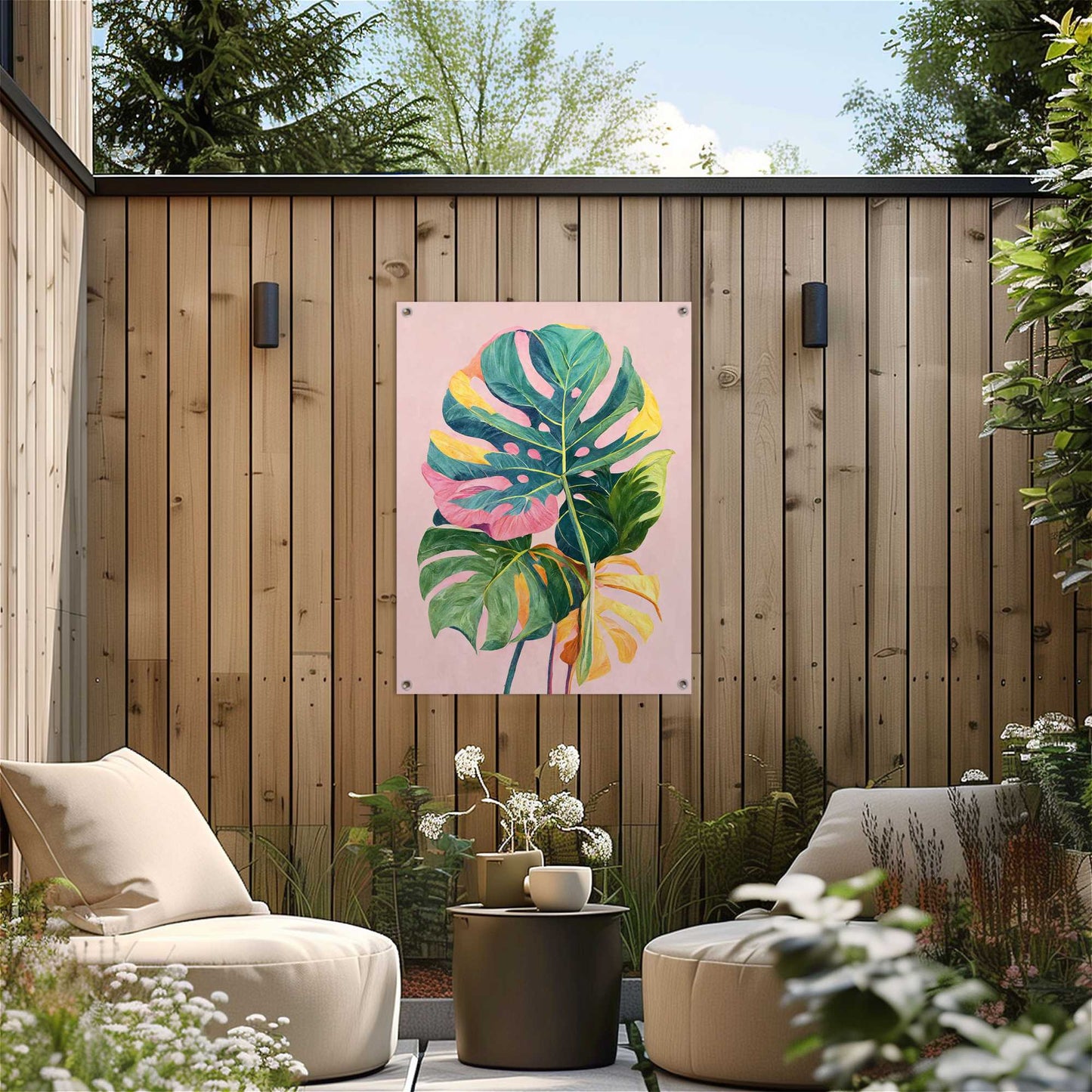 Outdoor Art Summer Leafs 70x50