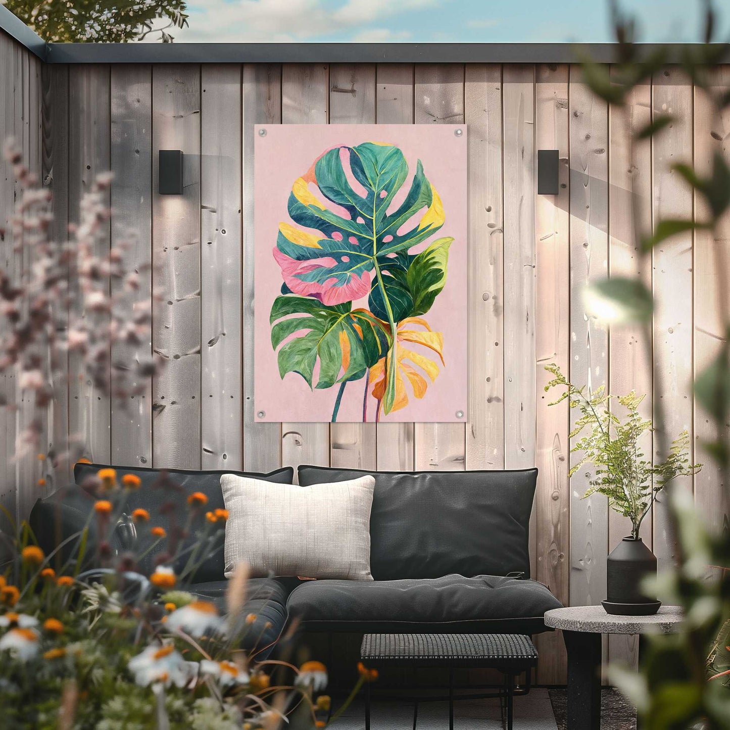 Outdoor Art Summer Leafs 70x50