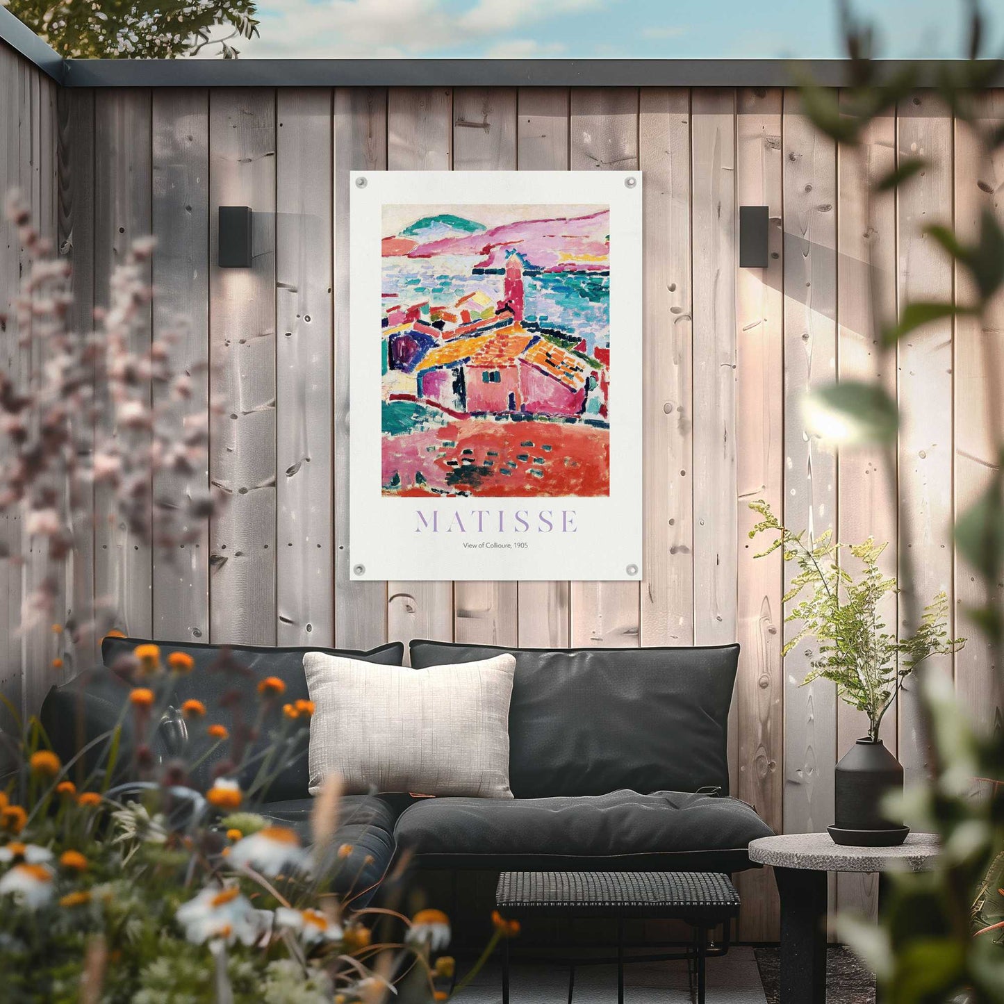 Outdoor Art Matisse - les toits de Collioure 70x50