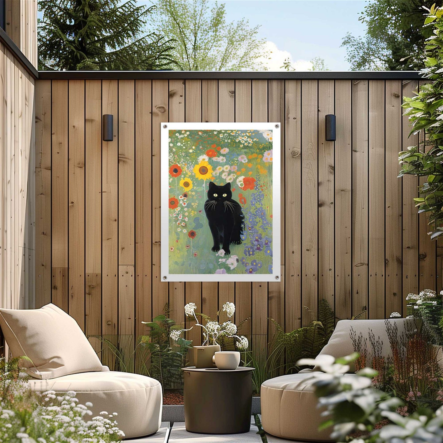 Outdoor Art Gustav's Cat 70x50