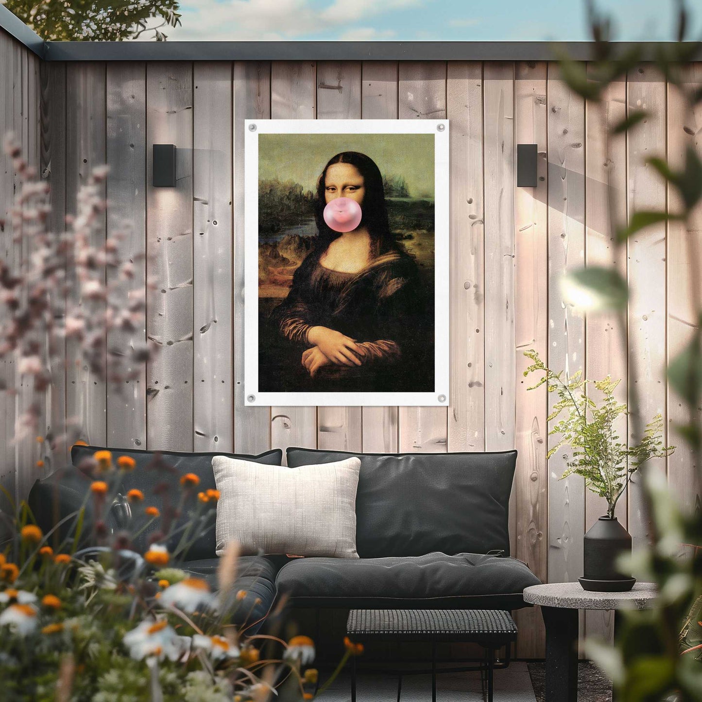 Outdoor Art Mona Lisa - gum 70x50