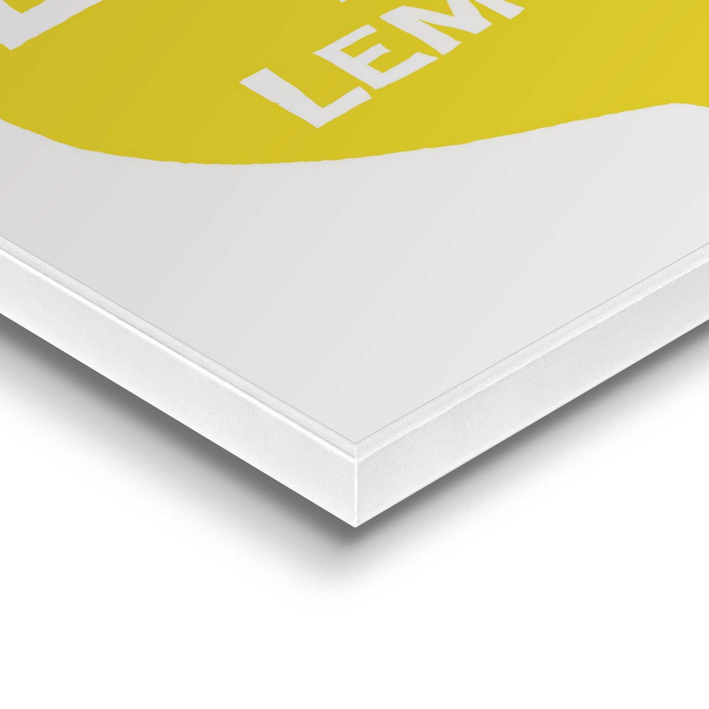 Framed in White Lemons in Life 70x50