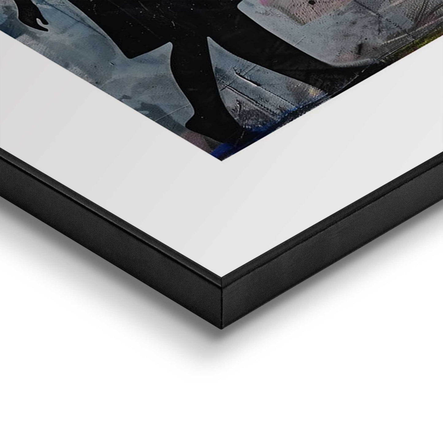 Framed in Black Balloon Girl Dark 50x70