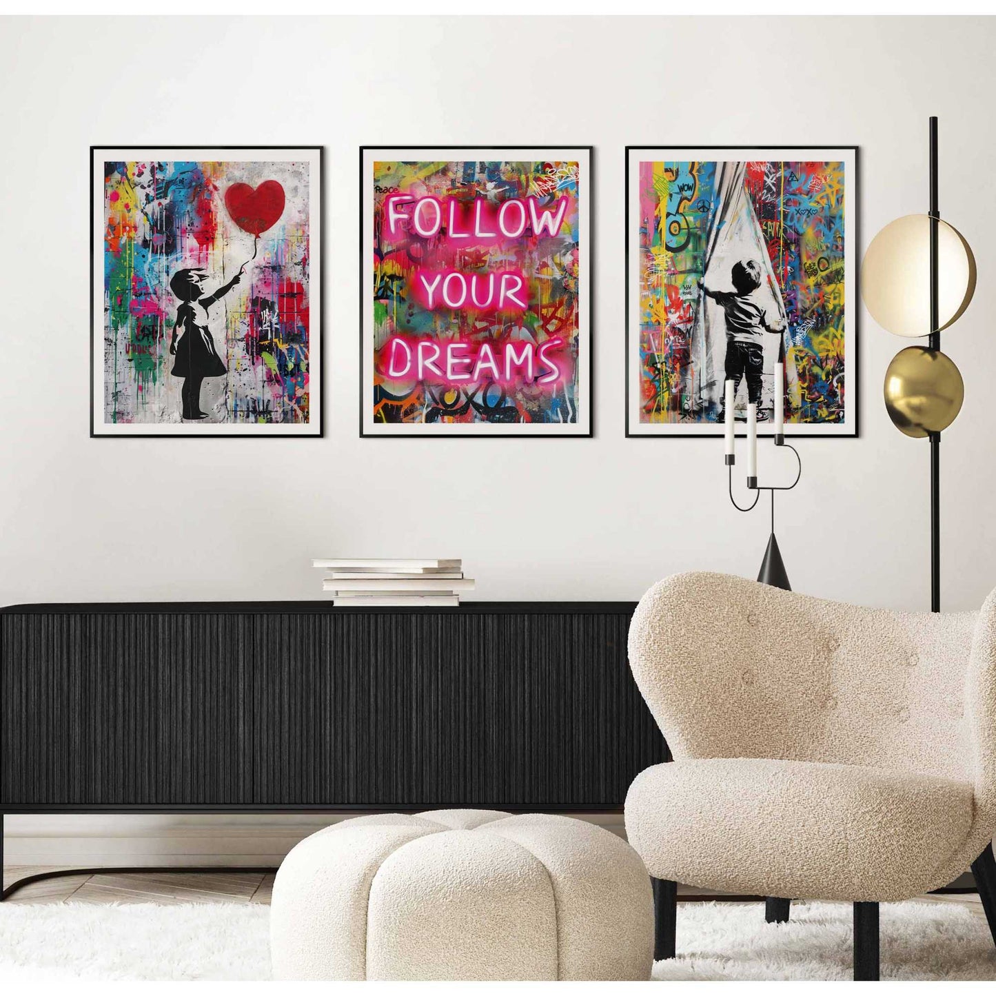 Framed in Black Streetart Compilation 50x40