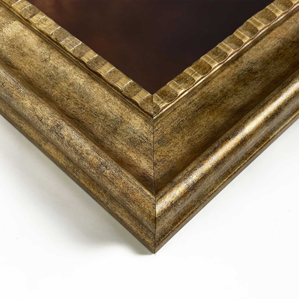 Stylish print in baroque frame Mona Lisa - wine lover 65x55