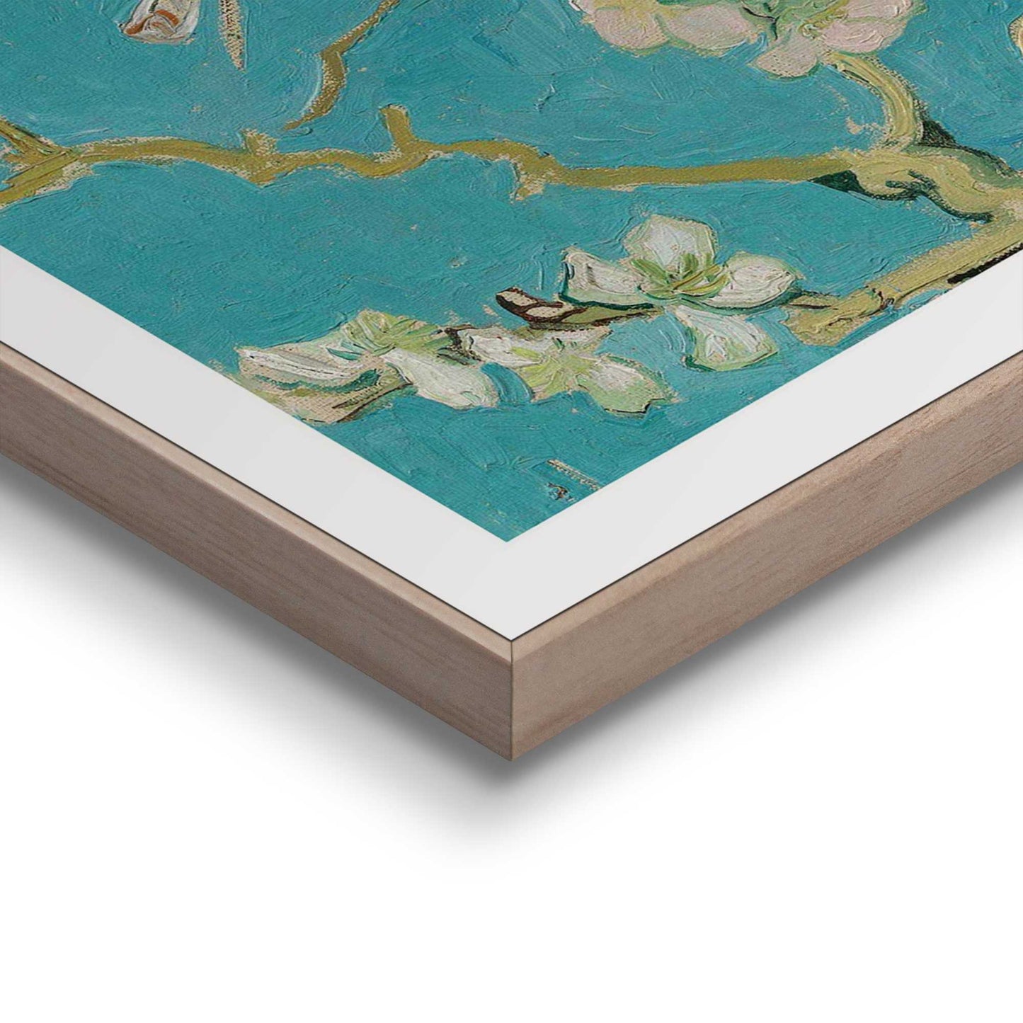 Framed in Wood Van Gogh - almondblossom 50x40