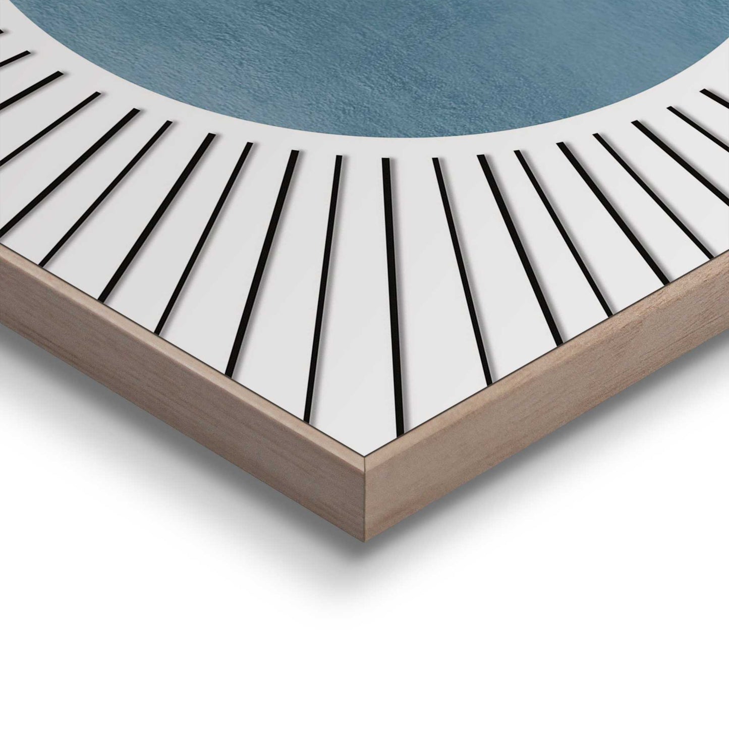 Framed in Wood Universe Abstract 50x40