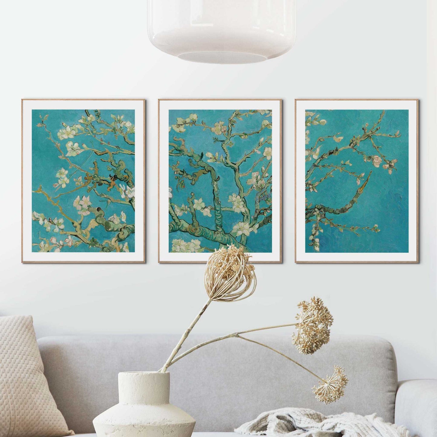Framed in Wood Van Gogh - almondblossom 40x30