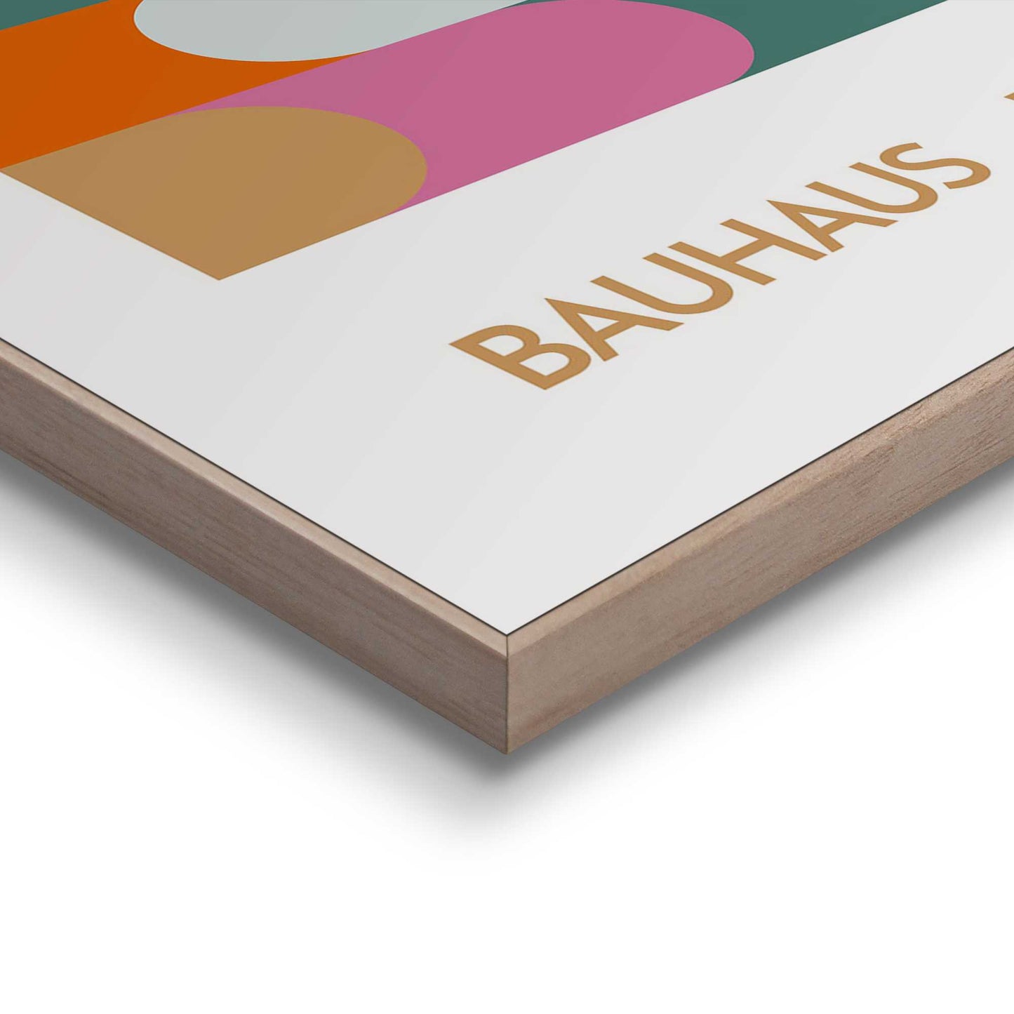 Framed in Wood Bauhaus Set 1 70x50
