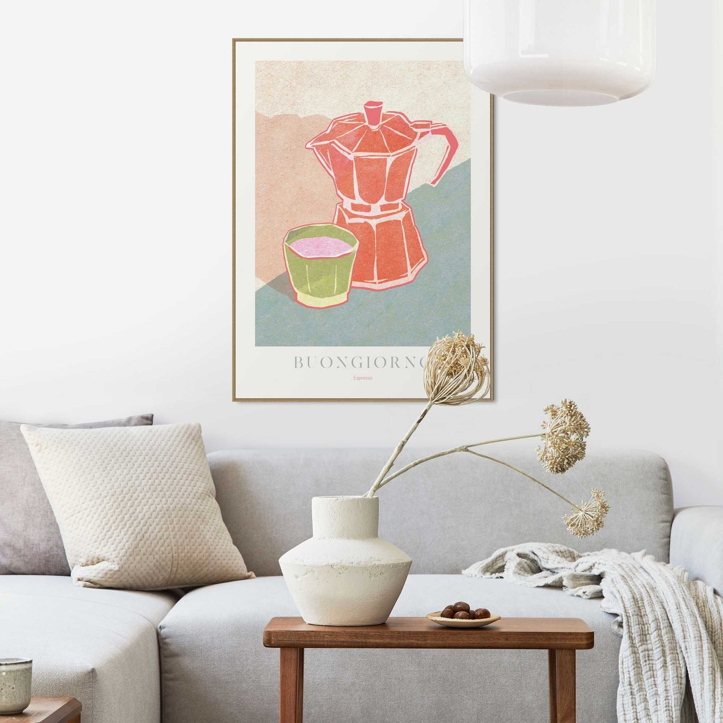 Framed in Wood Fresh Espresso 70x50