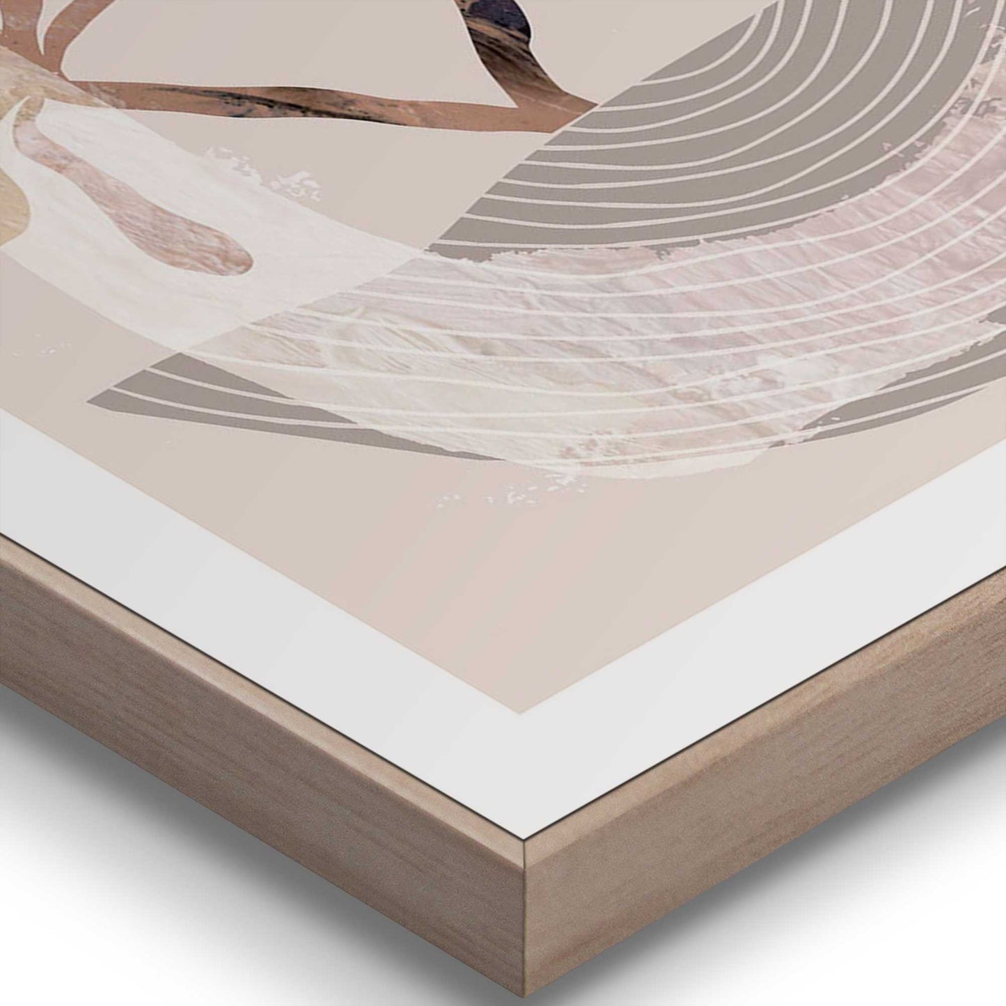 Framed in Wood Graphic Nature Set II 40x30