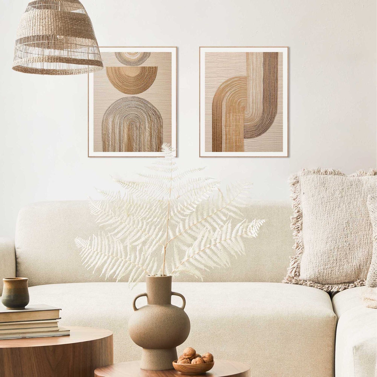 Framed in Wood Vintage Set 40x50