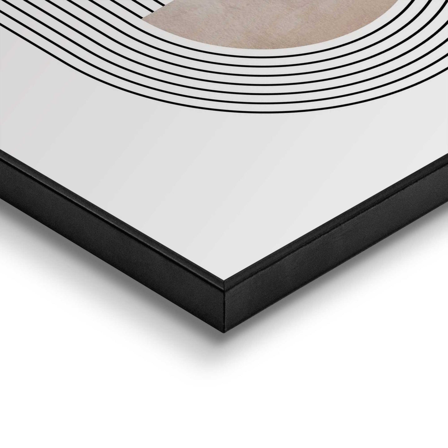 Framed in Black Abstract Shapes 40x30