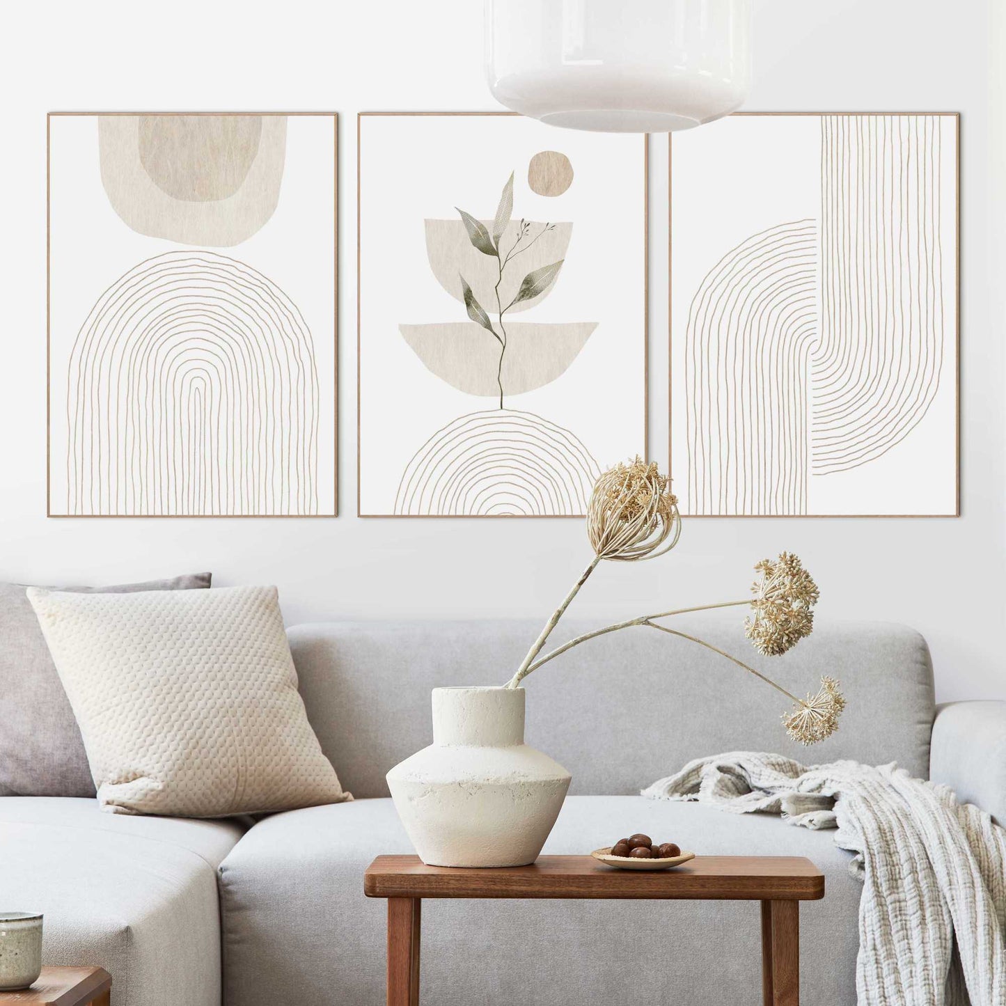 Framed in Wood Light Organic 70x50