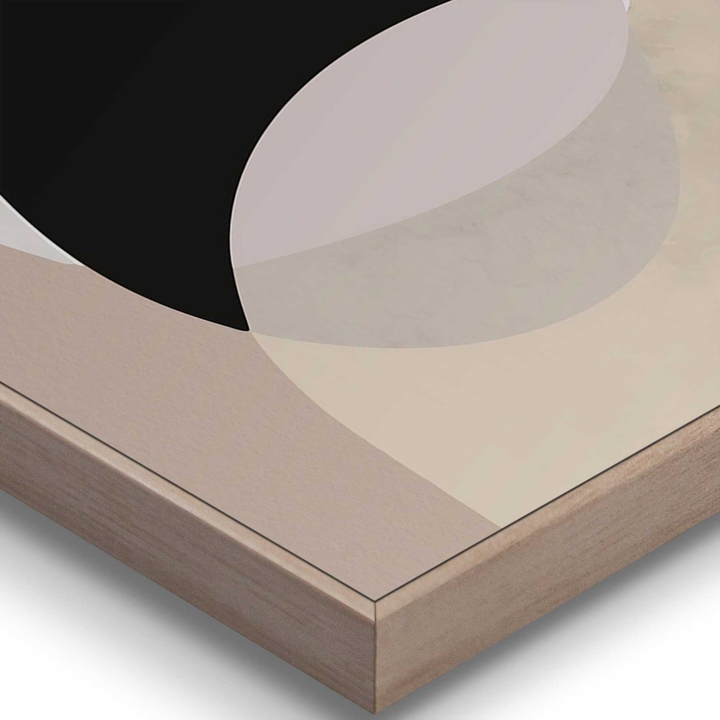 Framed in Wood Organic forms 40x30