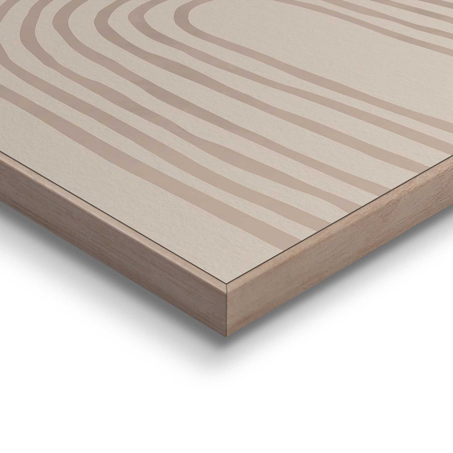 Framed in Wood Abstract Duo 70x50