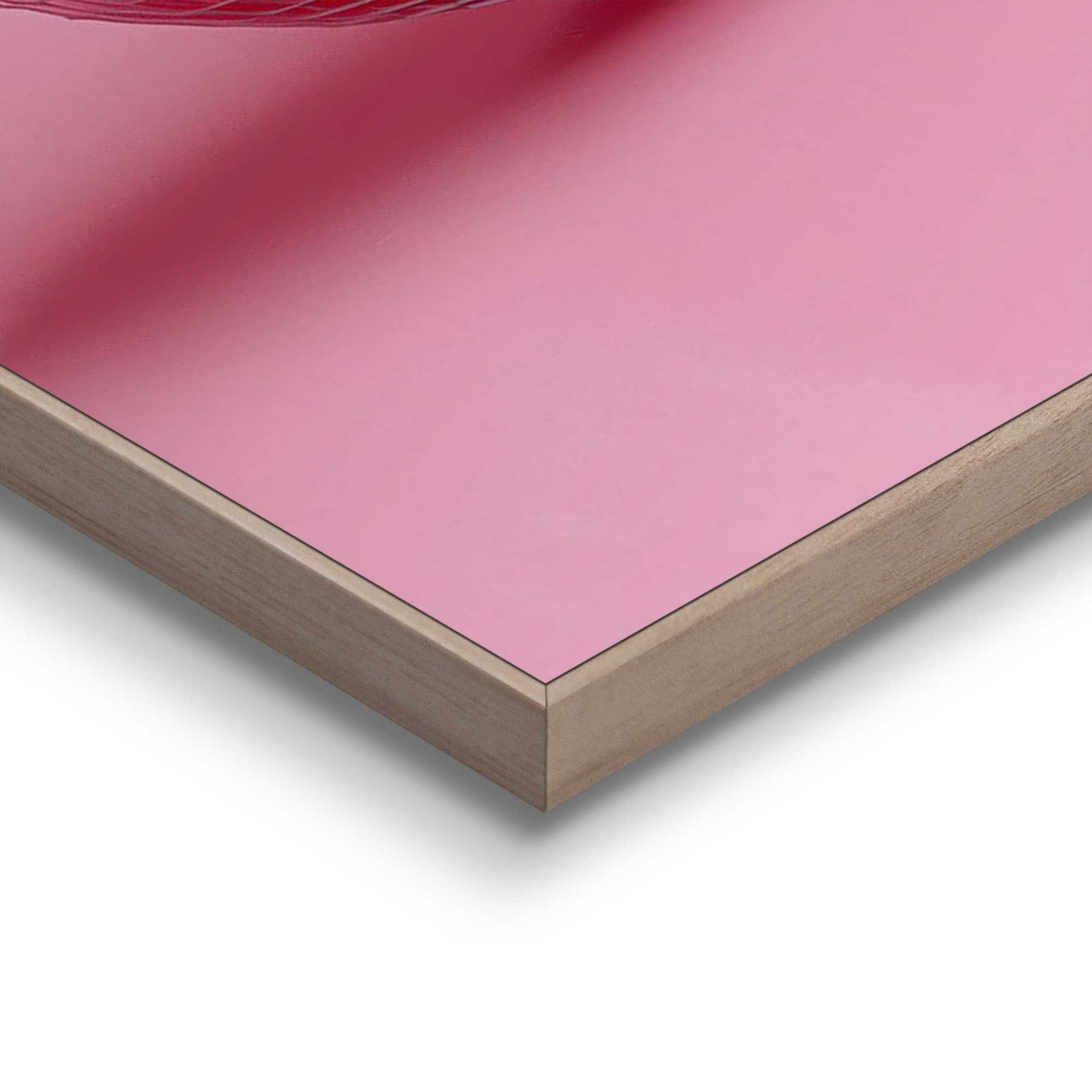 Framed in Wood Glitter Bal Cherries 70x50