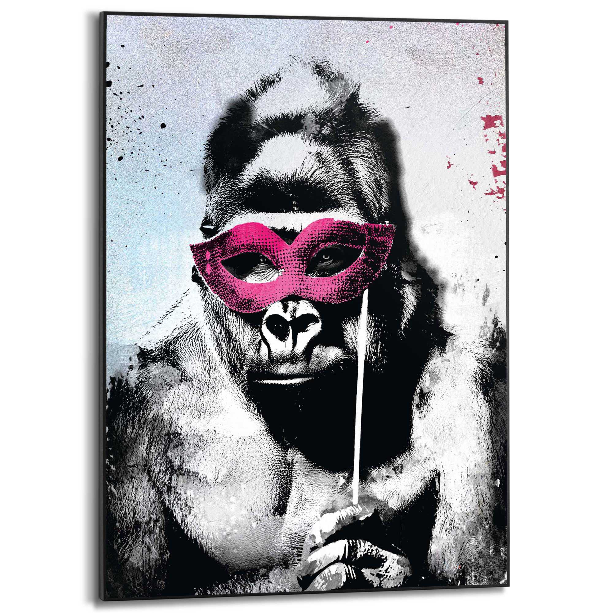 限定特殊マット額装品/バンクシー Gorilla in a Pink Mask 限定特殊マット額装品/バンクシー Gorilla in a Pink Mask