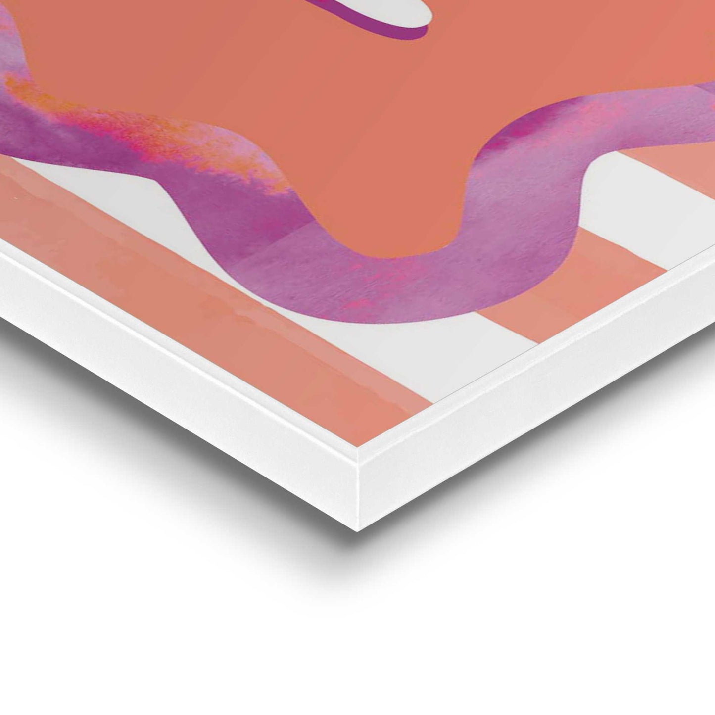 Framed in White More Amor 50x40