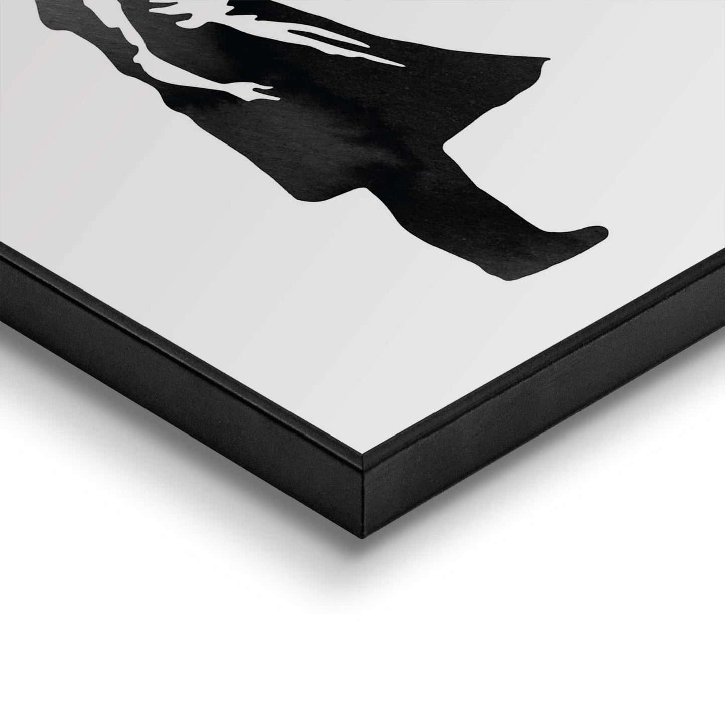 Framed in Black Banksy - girl with red balloon 50x40