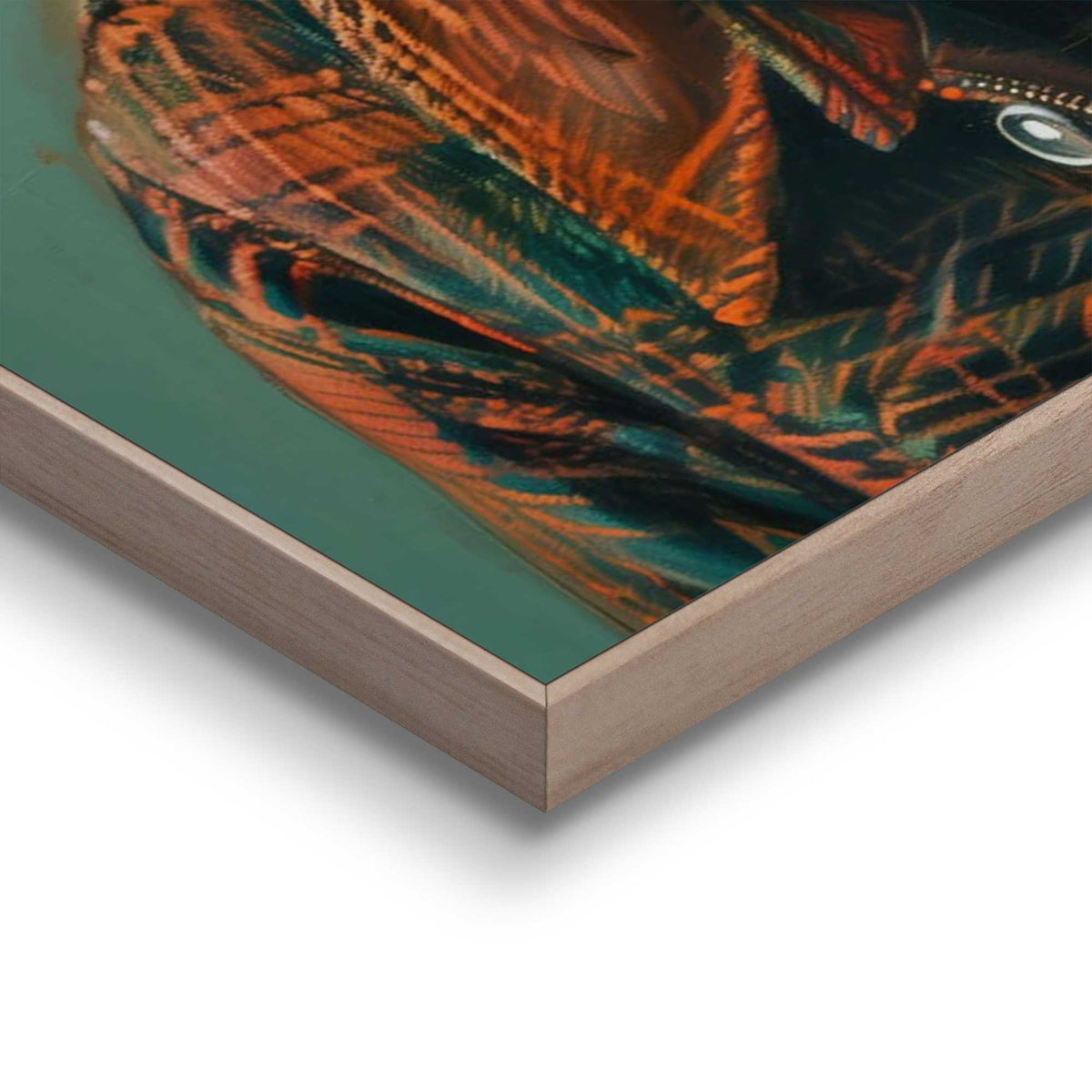 Framed in Wood Vintage Highlander 70x50