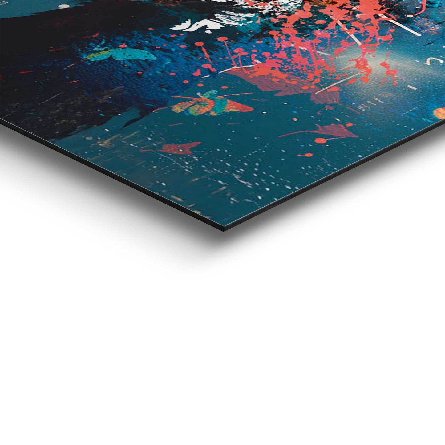 Painting Chimp with headphones 60x90