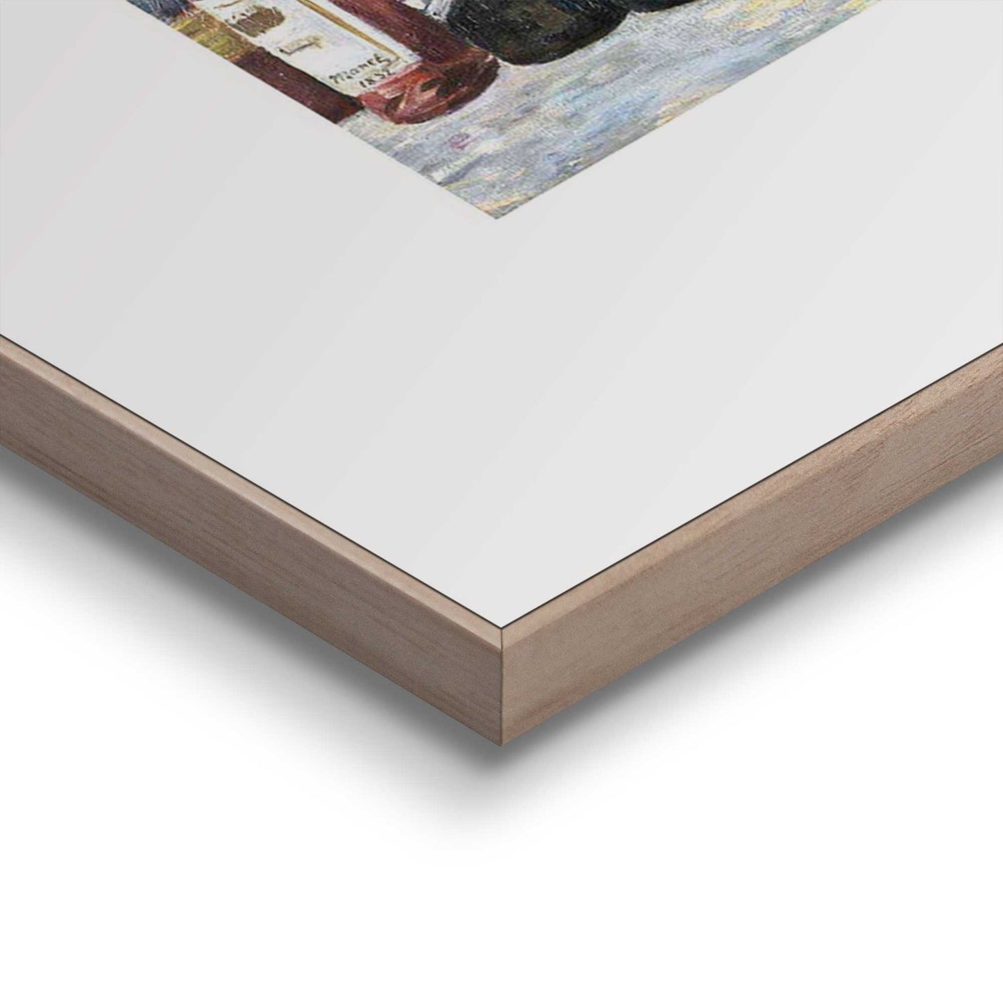 Framed in Wood Manet - A bar at Folies Bergere 50x70