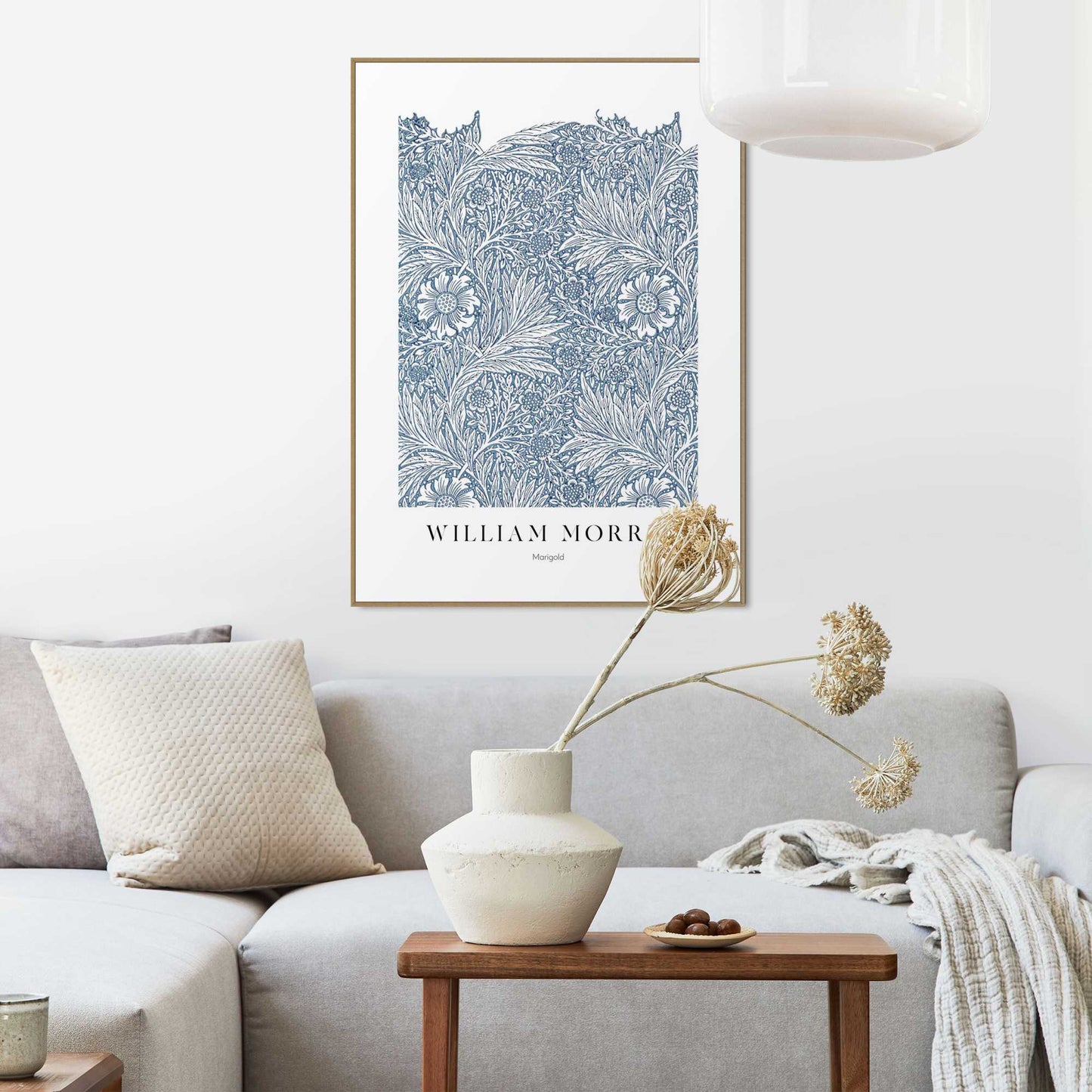 Framed in Wood William Morris - Marigold 70x50