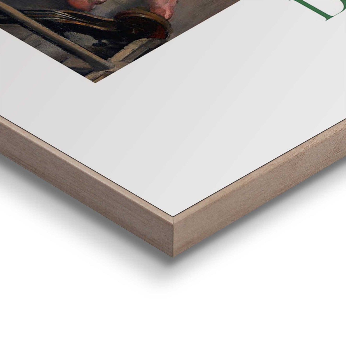 Framed in Wood Edgar Degas - The Dance Class 70x50