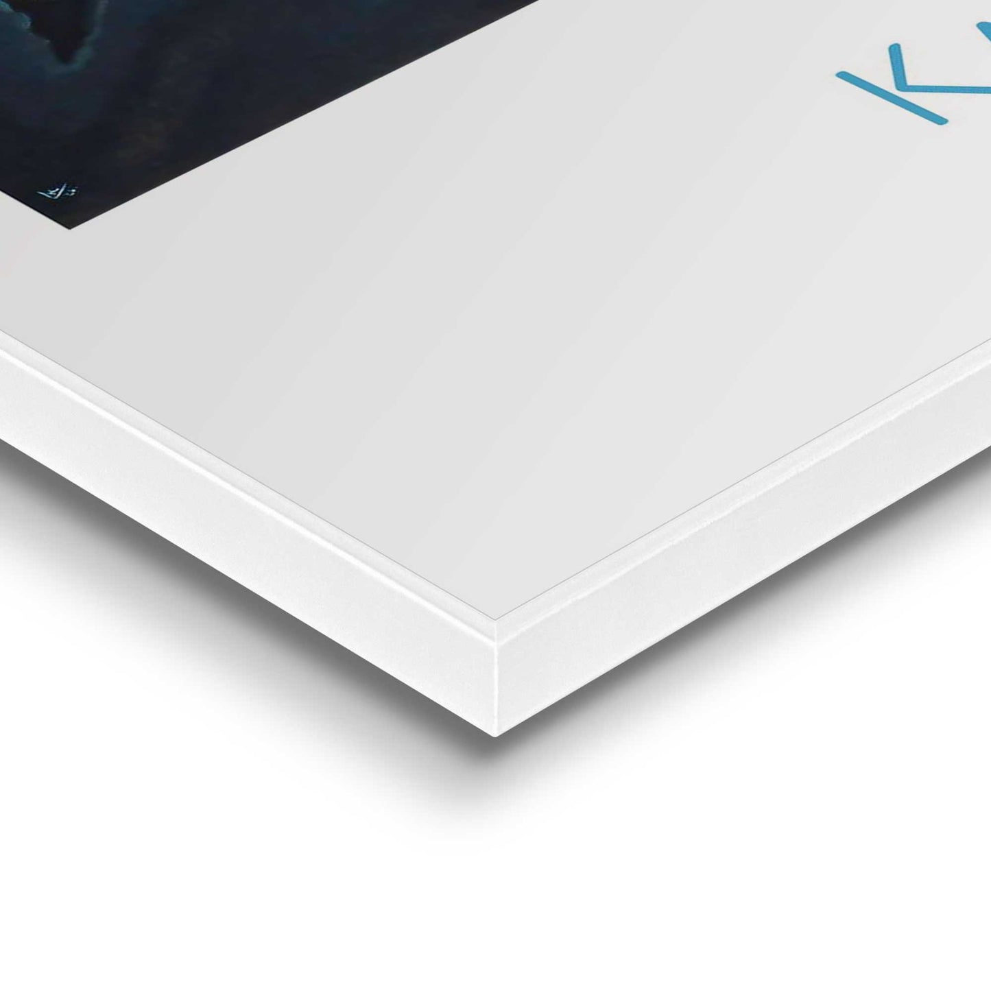 Framed in White Wassily Kandinsky - Several circles 50x40