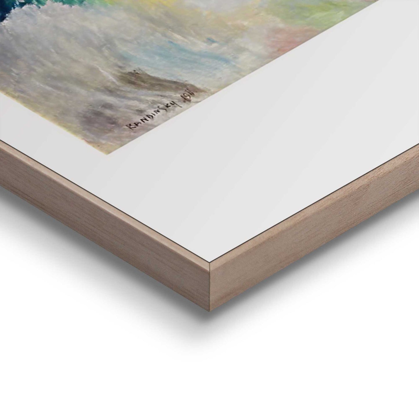 Framed in Wood Wassily Kandinsky - Composition IV 50x70