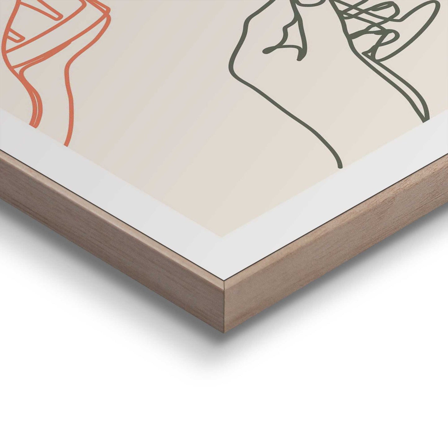 Framed Poster Cheers Glasses 50x40