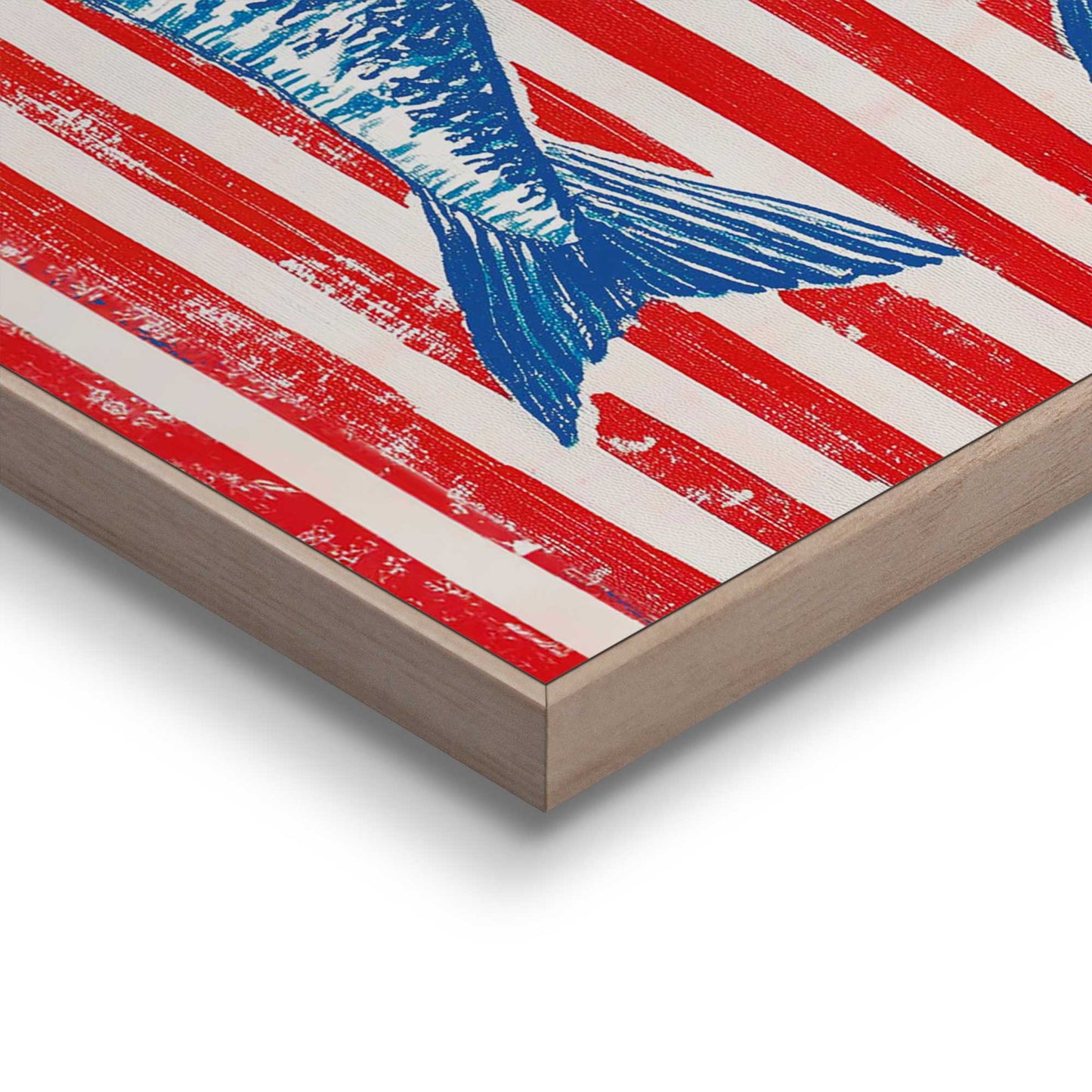 Framed Poster Sardines in Marine 50x40