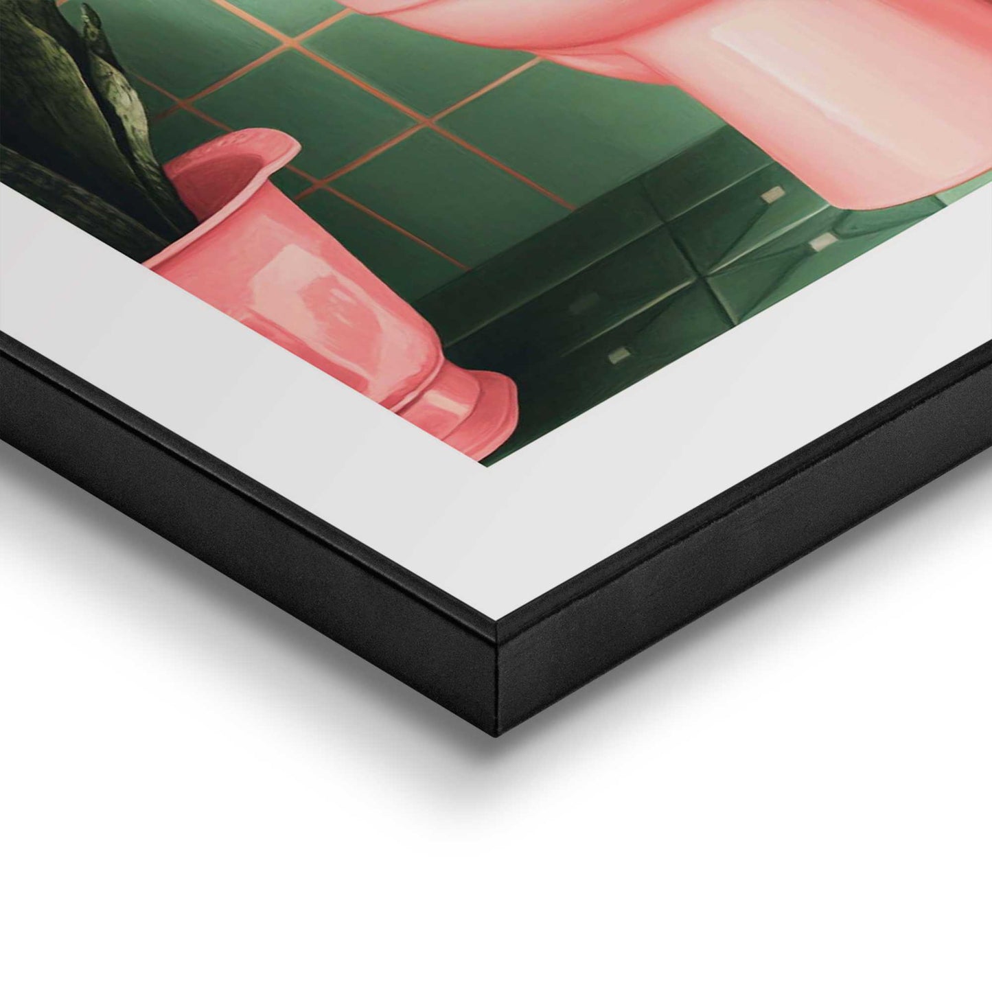 Framed Poster Do not Disturb the Cat 50x40