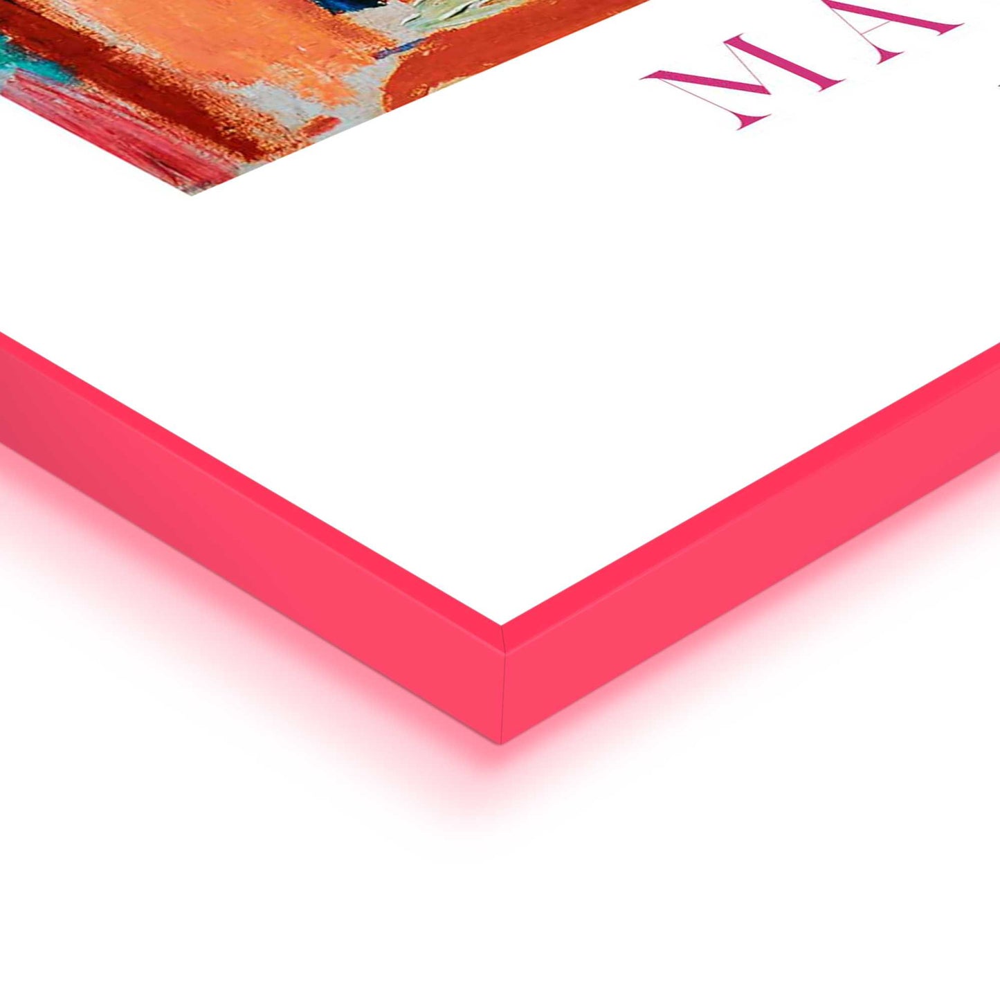 Framed Poster Matisse - open window in Neon 70x50