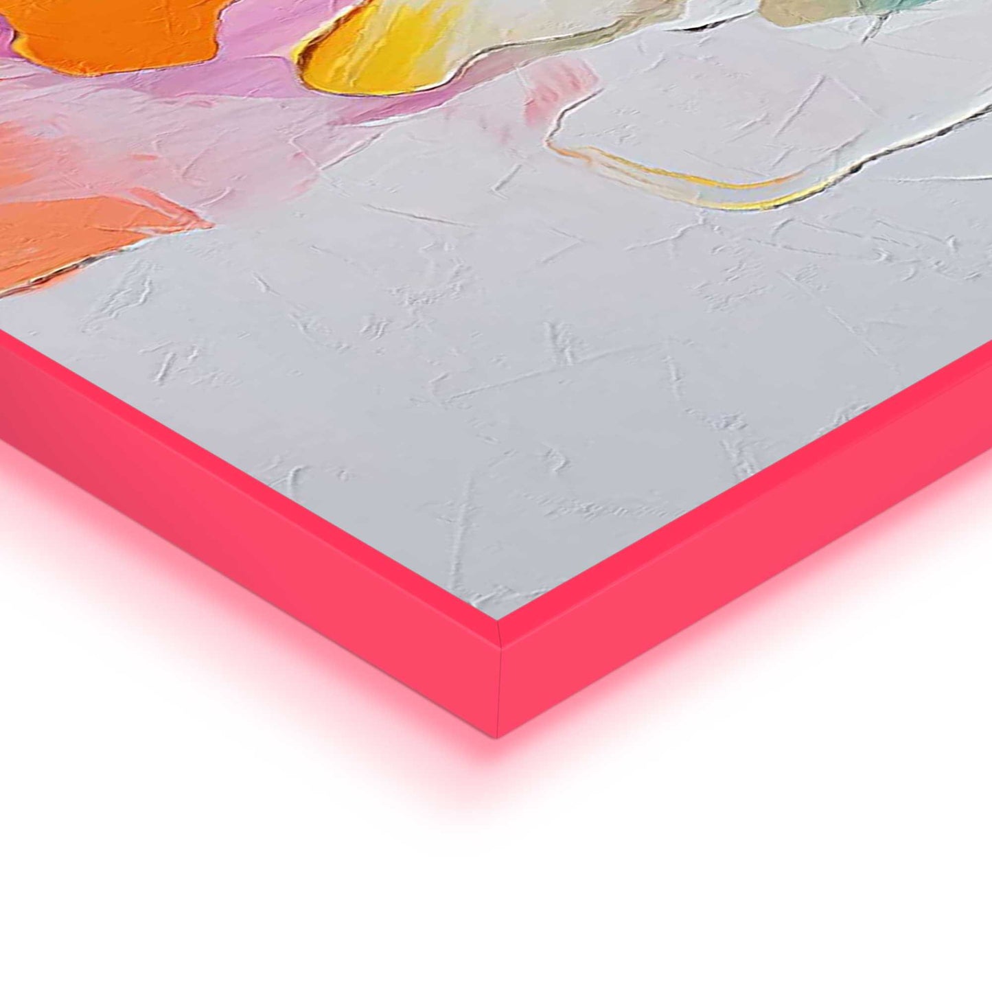 Framed Poster Full Colour Painted in Neon 70x50